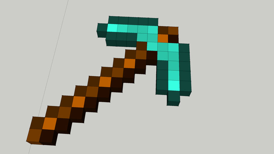Diamond Pickaxe 3D Warehouse