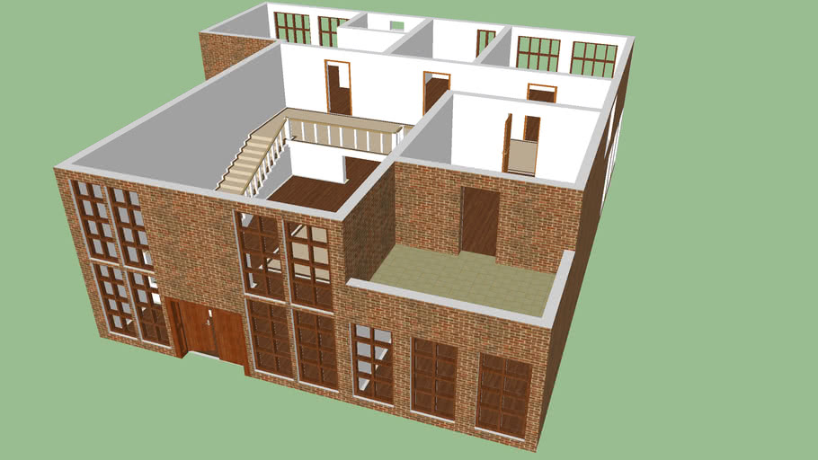 casa lujosa de 2 plantas 3D Warehouse