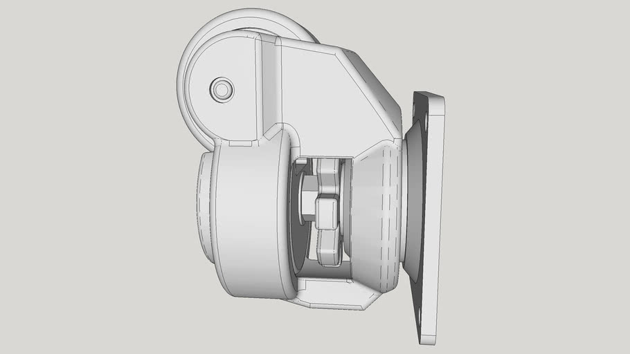 McMasterCarr Leveling Caster (Part 24125T31) 3D Warehouse