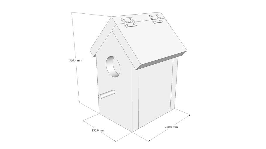 Basic Bird Box #1 | 3D Warehouse