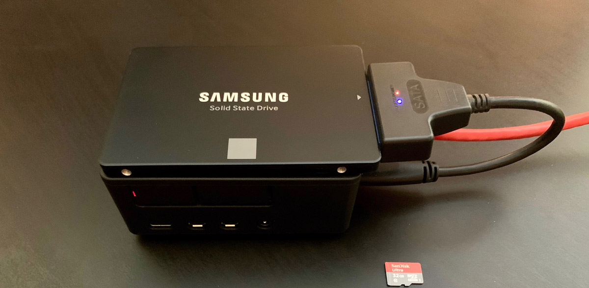 Raspberry Pi from USB with an SSD hard drive (or pendrive)