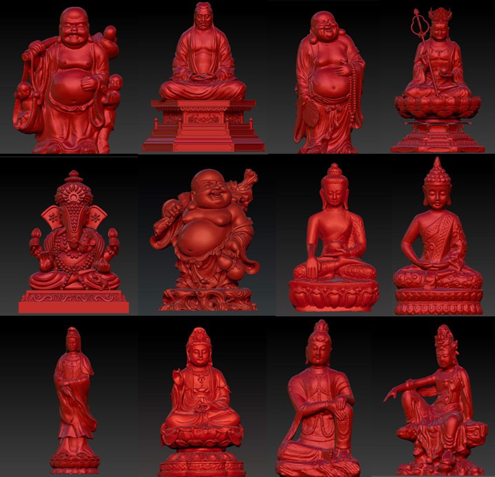 Free Buddha 3d Models By 3d Workshop 3dzip Org 3d Model Free Download