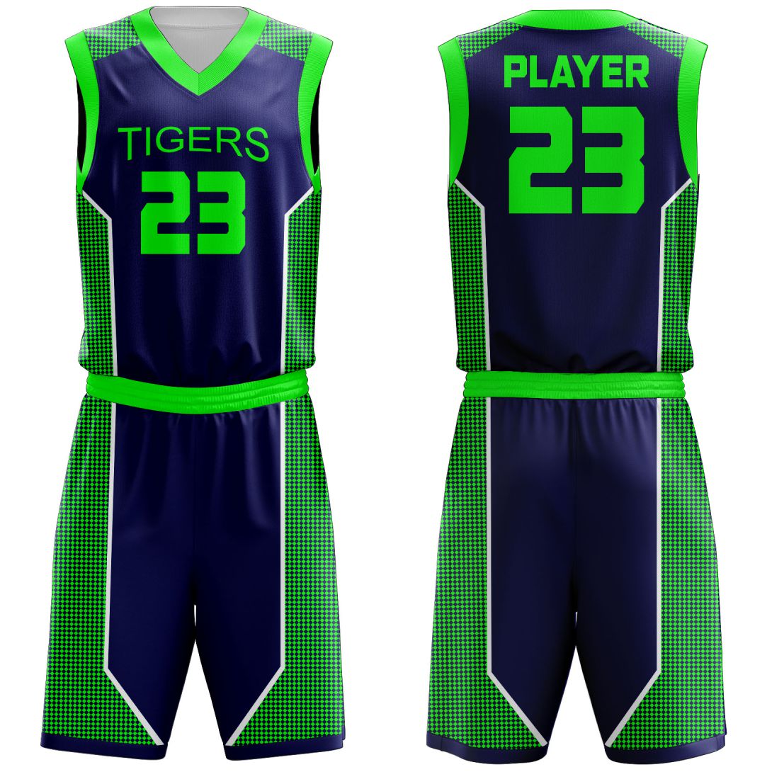 Wholesales Basketball Uniforms Sublimated Tigers