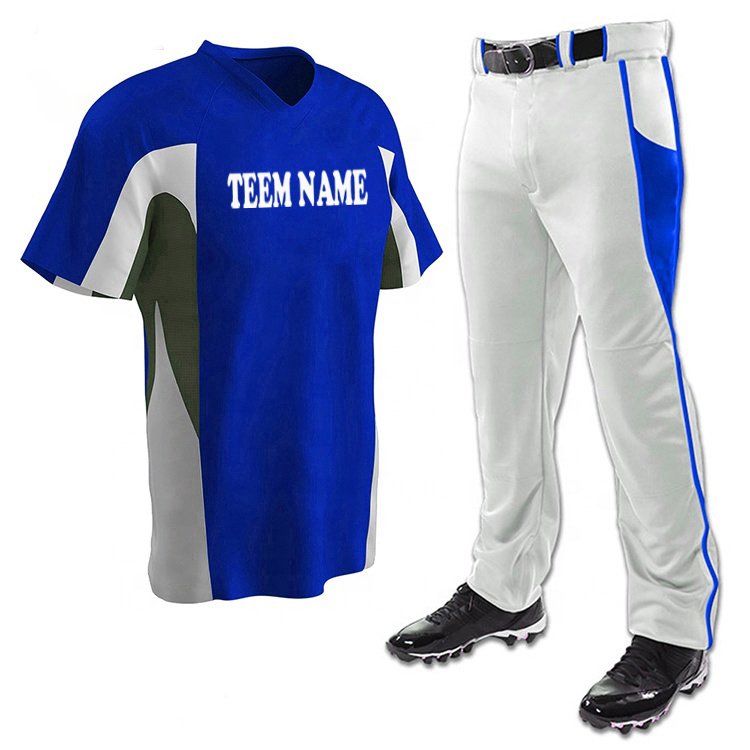 Cheap Baseball Uniforms with your own logos or team name sublimation
