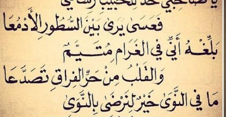 اجمل بيت شعر , كلام من ذهب عزه و ثقه