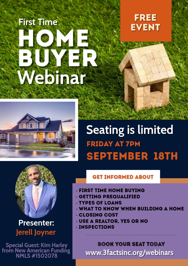 Home Buyer Seminar Flyer F.A.C.T.S.