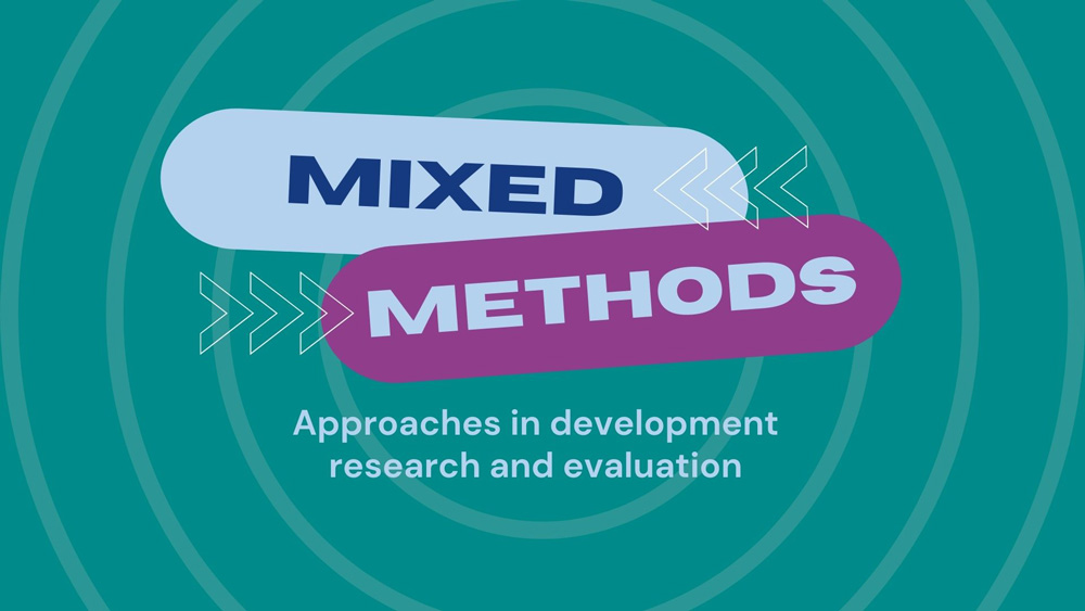 Importance of mixedmethods approaches in development research and