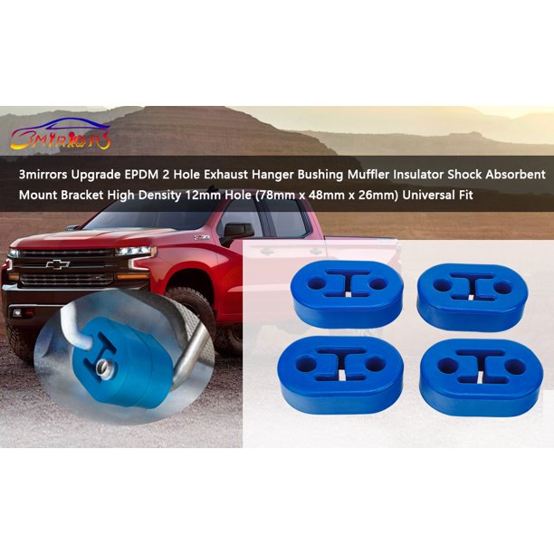 3mirrors Exhaust Hangers Muffler Bushing Insulator Shock Absorbent