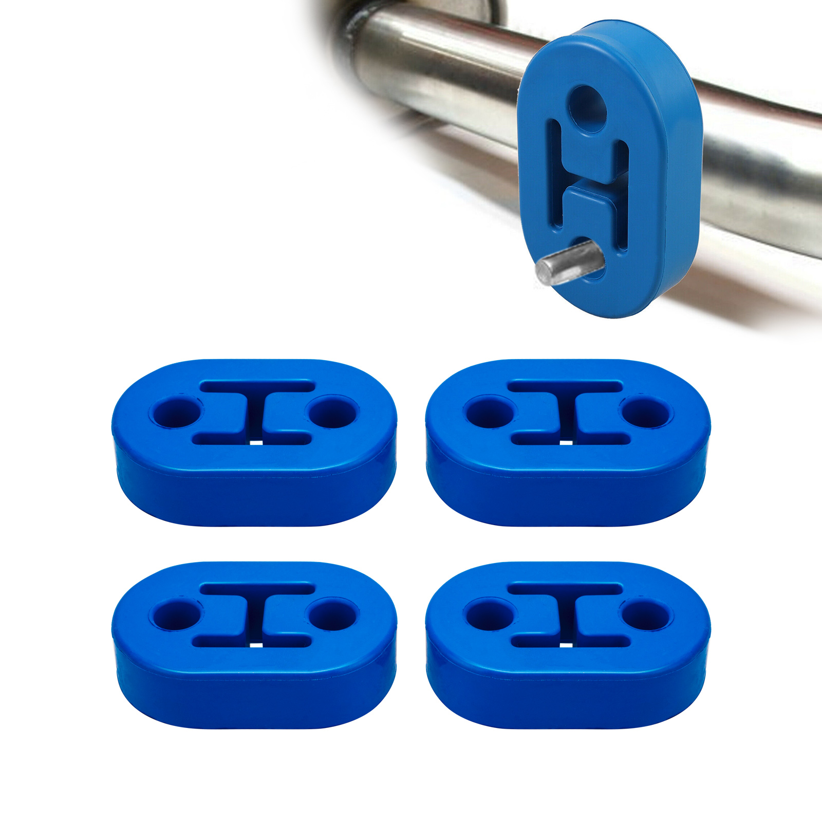 3mirrors Exhaust Hangers Muffler Bushing Insulator Shock Absorbent