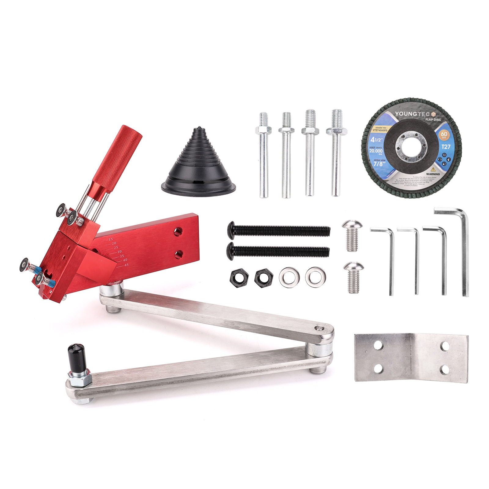 3mirrors Lawn Mower Blade Sharpener Sharpener Model 15°45° Adjustable