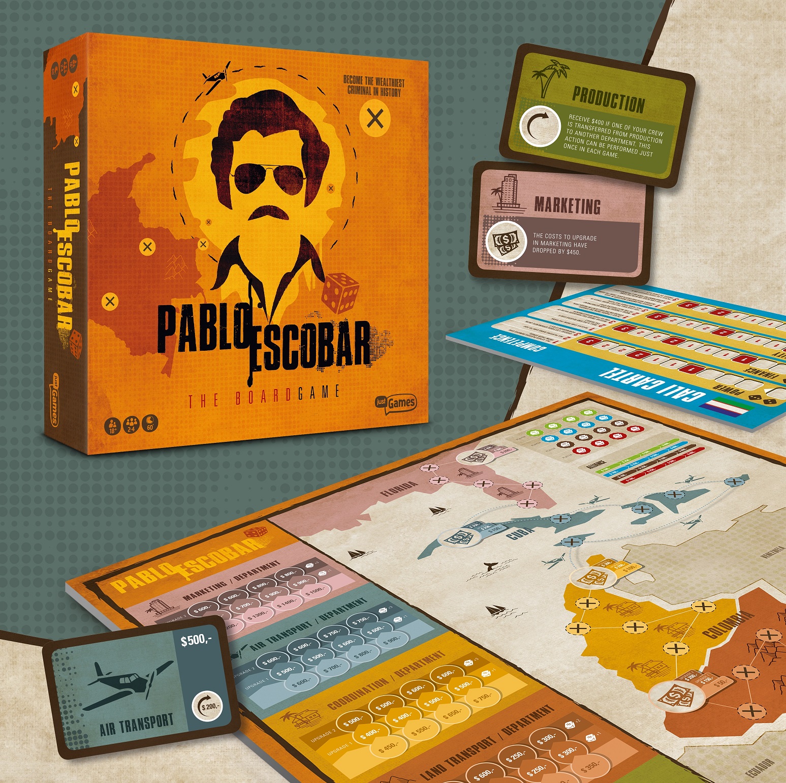 Pablo Escobar The Boardgame Board Game Review