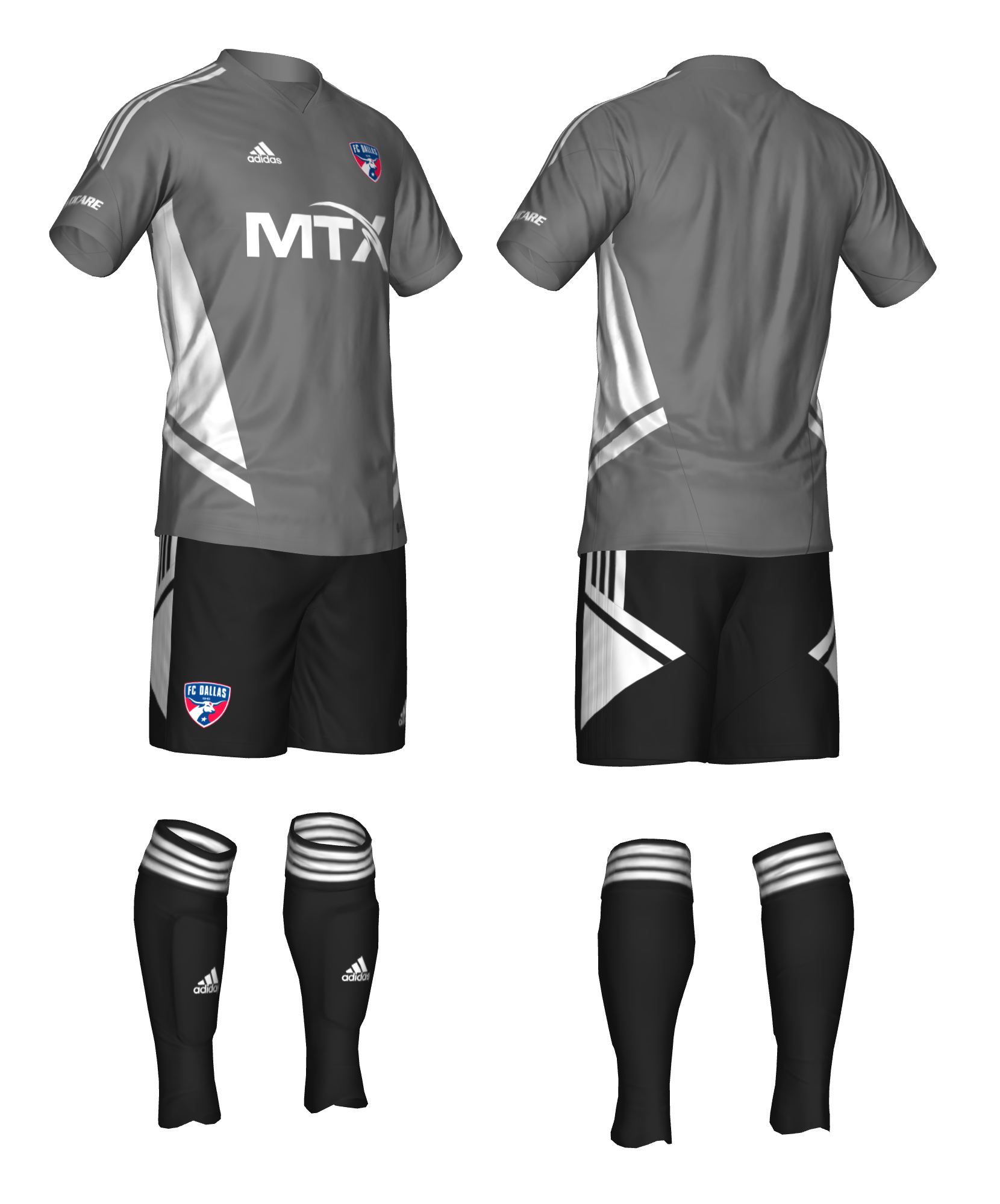 3rd Degree's mockup of the 2022 FC Dallas primary kit 3rd Degree