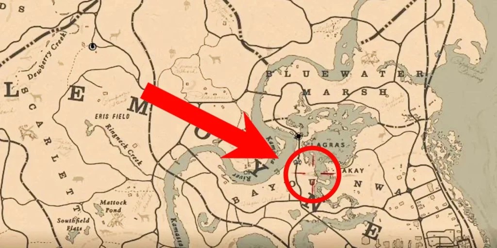 Legendary Alligator RDR2 Location Guide