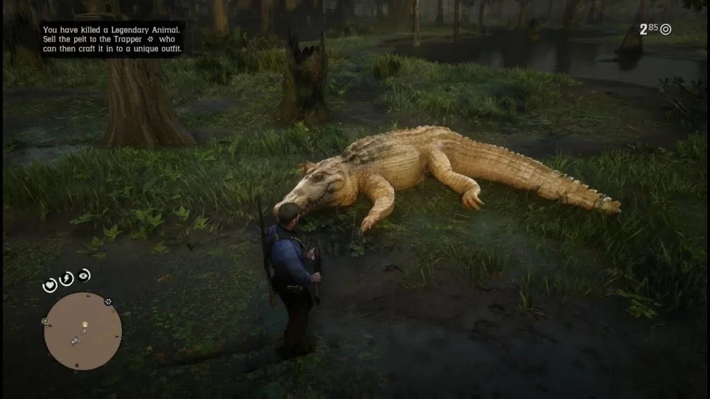 Legendary Alligator RDR2 Location Guide