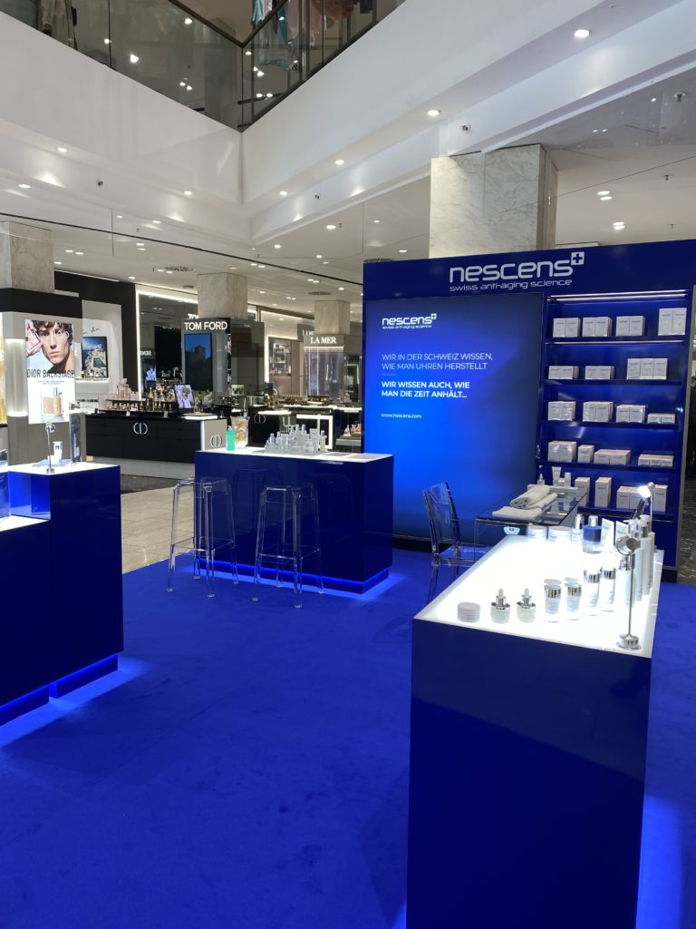 New Nescens Counter In The Luxurious Department Store Jelmoli In Zurich