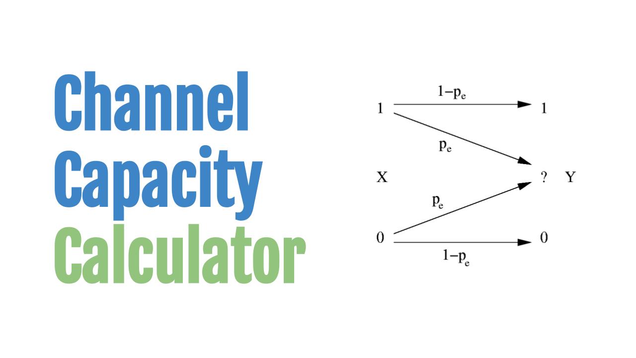 Channel Capacity Calculator