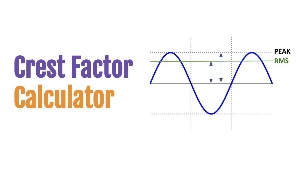 Crest Factor Calculator