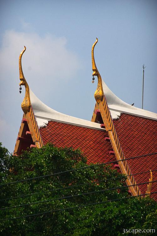 Temple roof Photograph by Adam Romanowicz