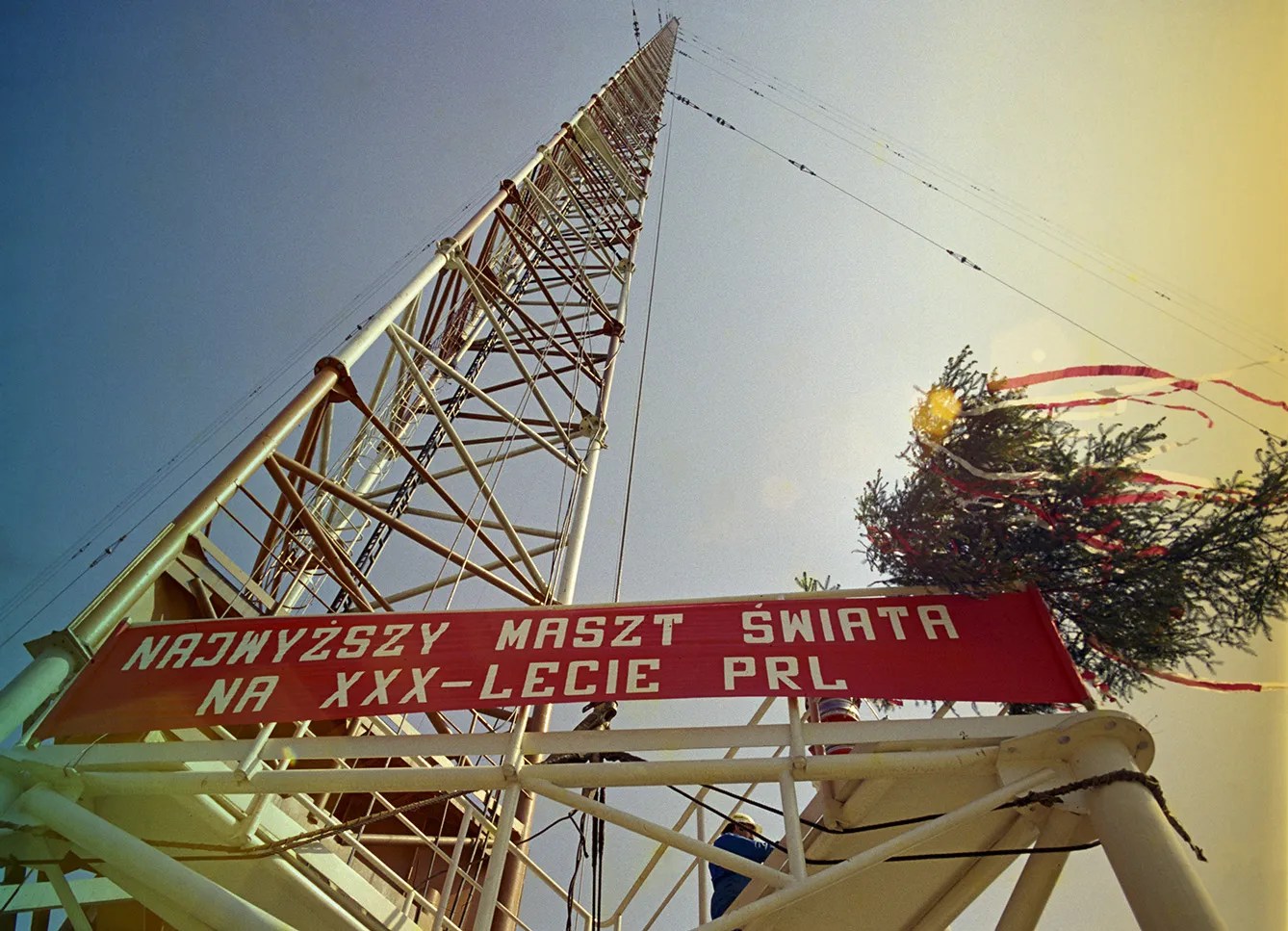 Polish Łazy Radio Mast World's Tallest Structure for Decades 3 Seas