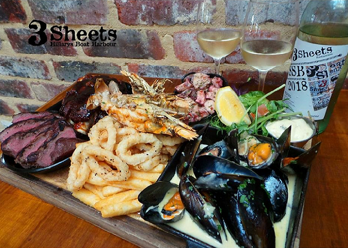 Surf & Turf 700 3Sheets Restaurant Hillarys Boat Harbour Perth