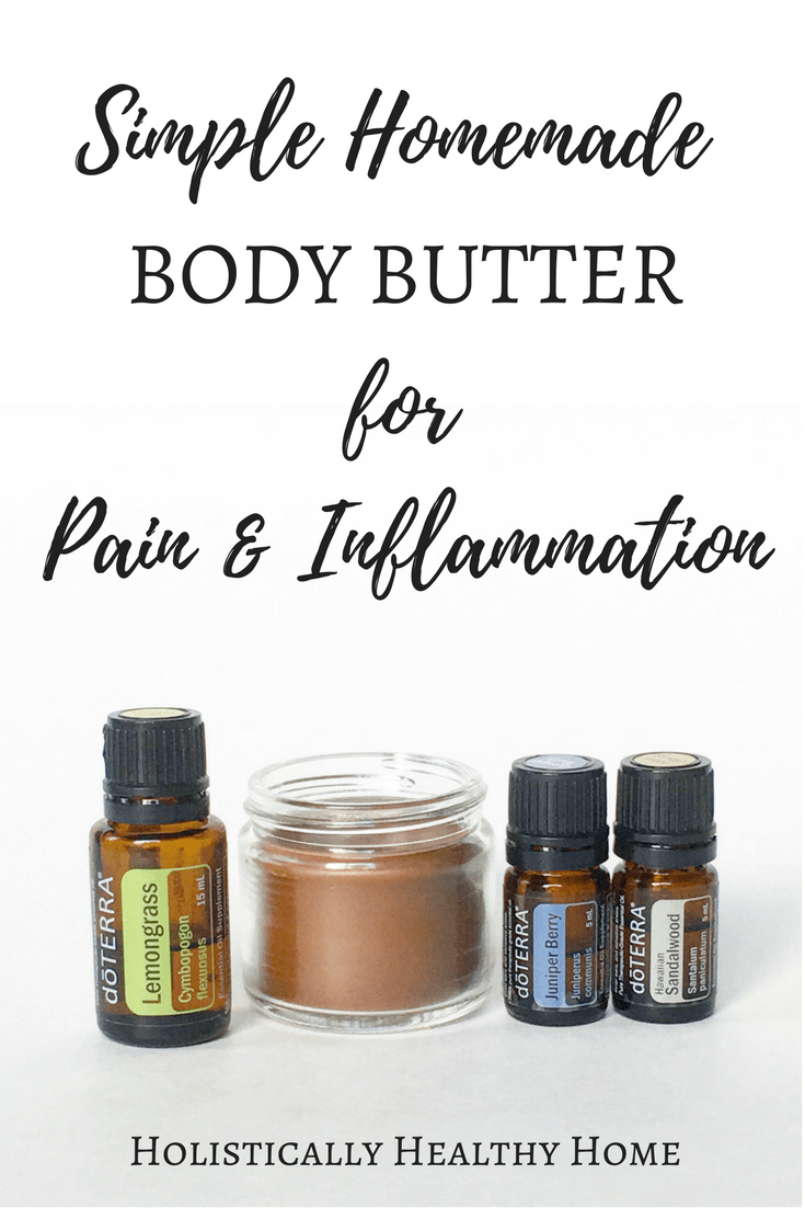 Simple Homemade Body Butter for Pain and Inflammation