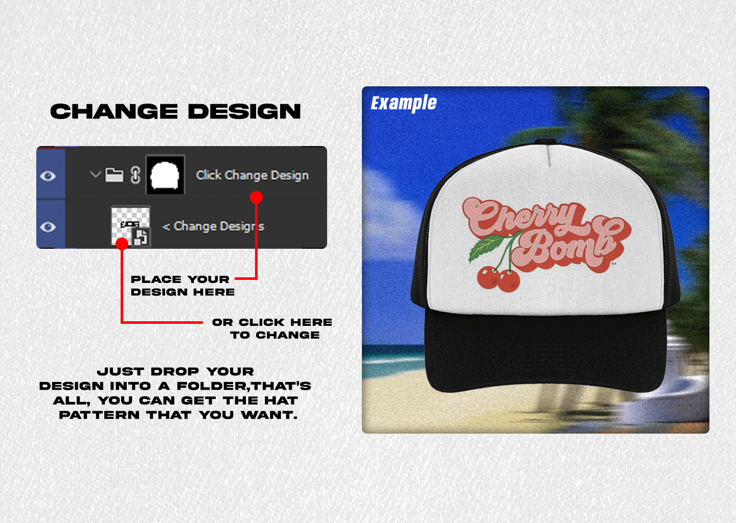 Trucker Hat Mockup 3uddes