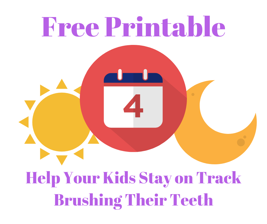Free Printable Teeth Brushing Schedule for Kids 3V Dental Free Printable Teeth Brushing Schedule for Kids 3V Dental