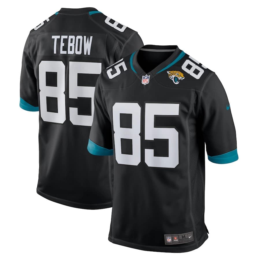 Tim Tebow Jersey (Jaguars) S2X 3X 3XL 4X 4XL 5X 5XL XLT5XLT