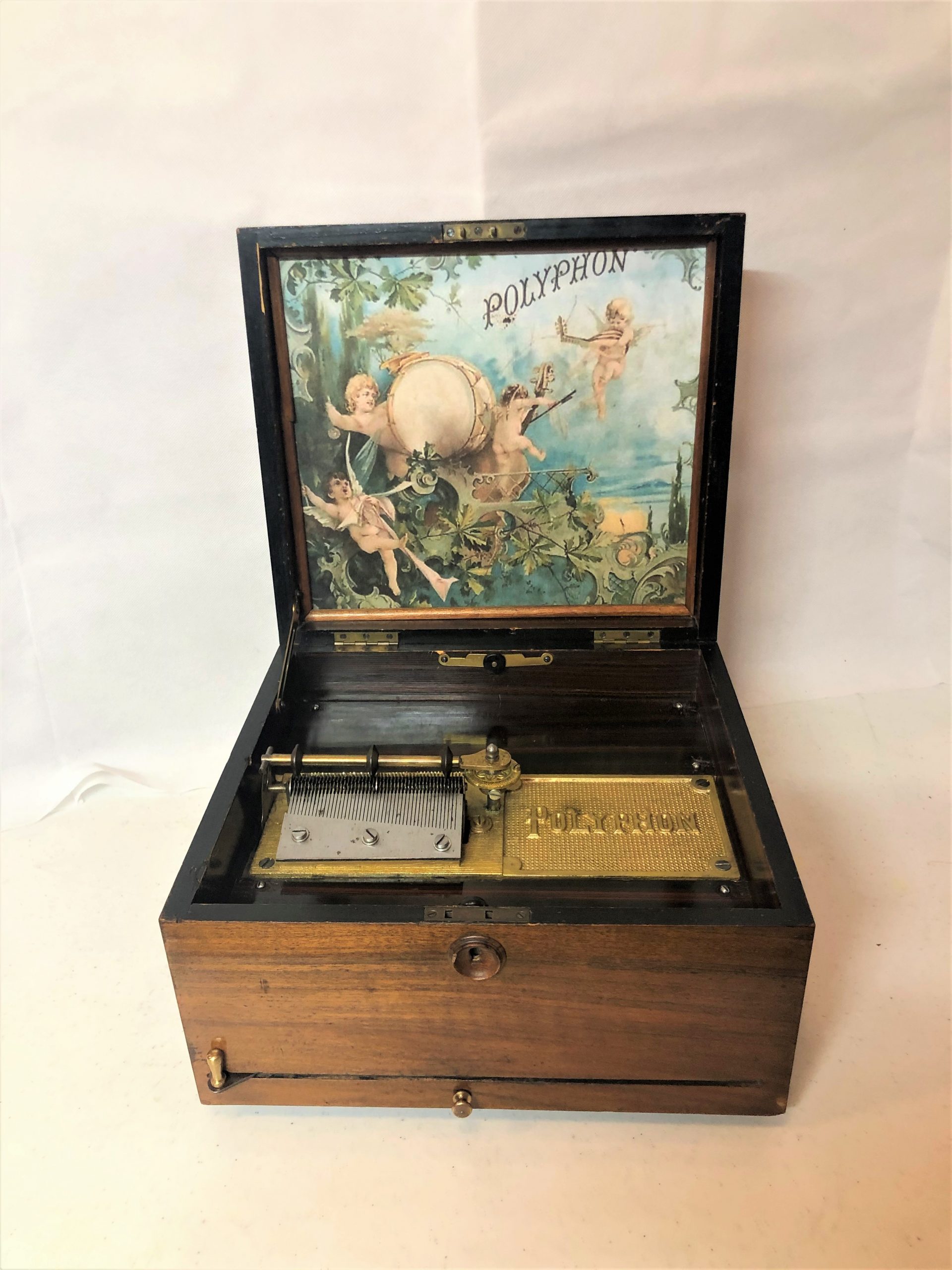 Small Polyphon Music Box 44 Time