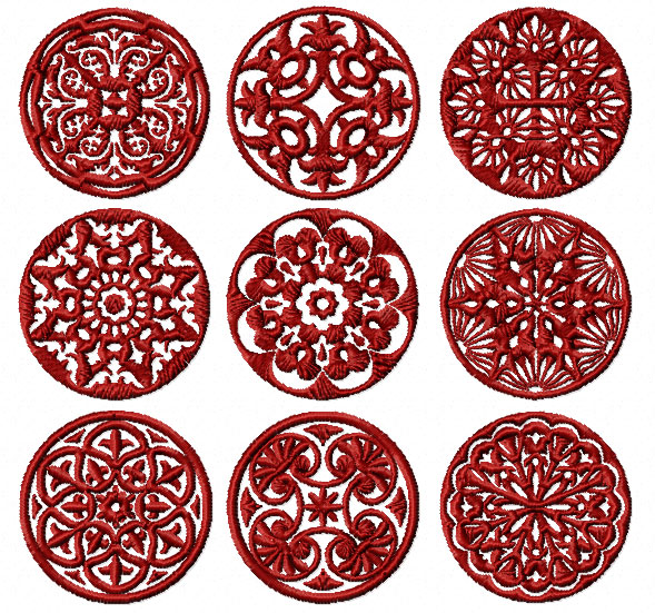 Machine Embroidery Designs Quilt Blocks Circle