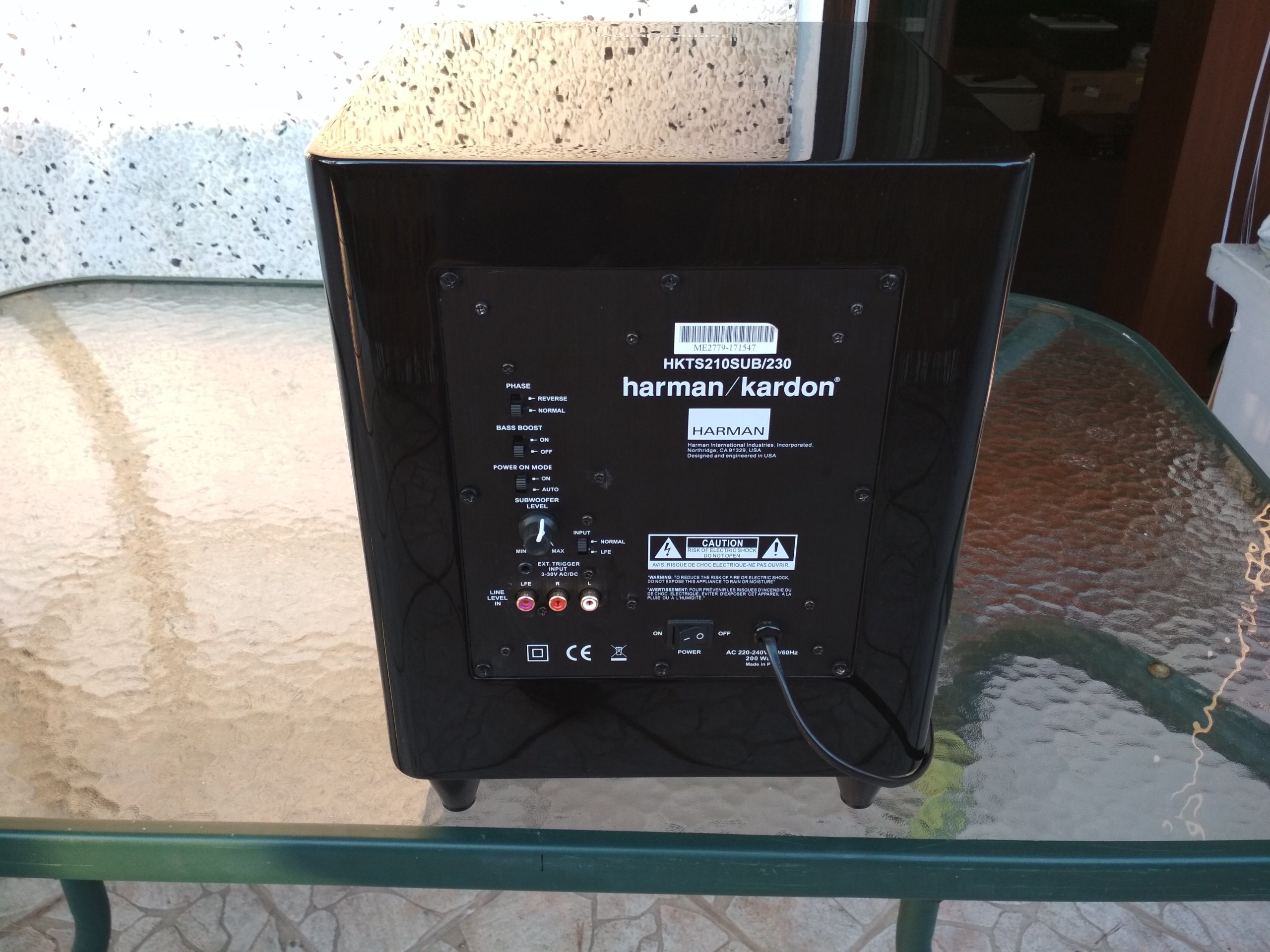 Subwoofer Harman Kardon HKTS 210SUB/230 7089819428 oficjalne