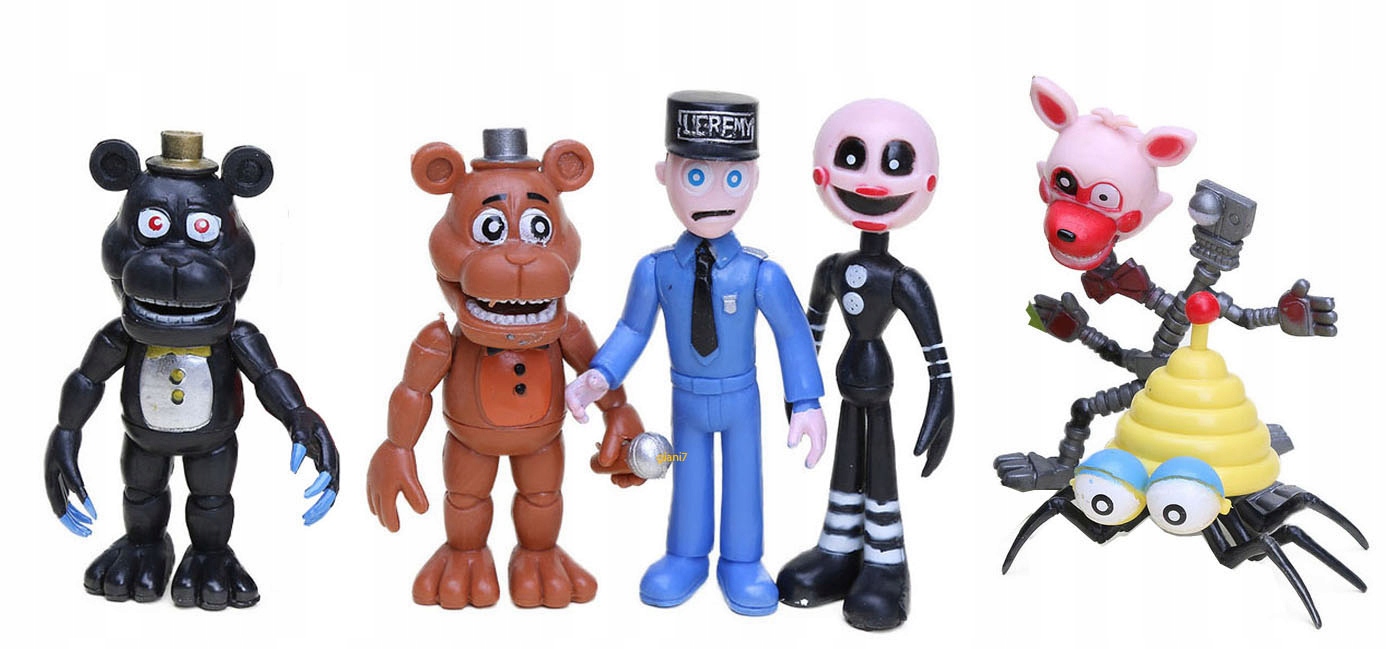Figurki Five Nights at Freddy's FNAF z PL 9 szt. 6998425550