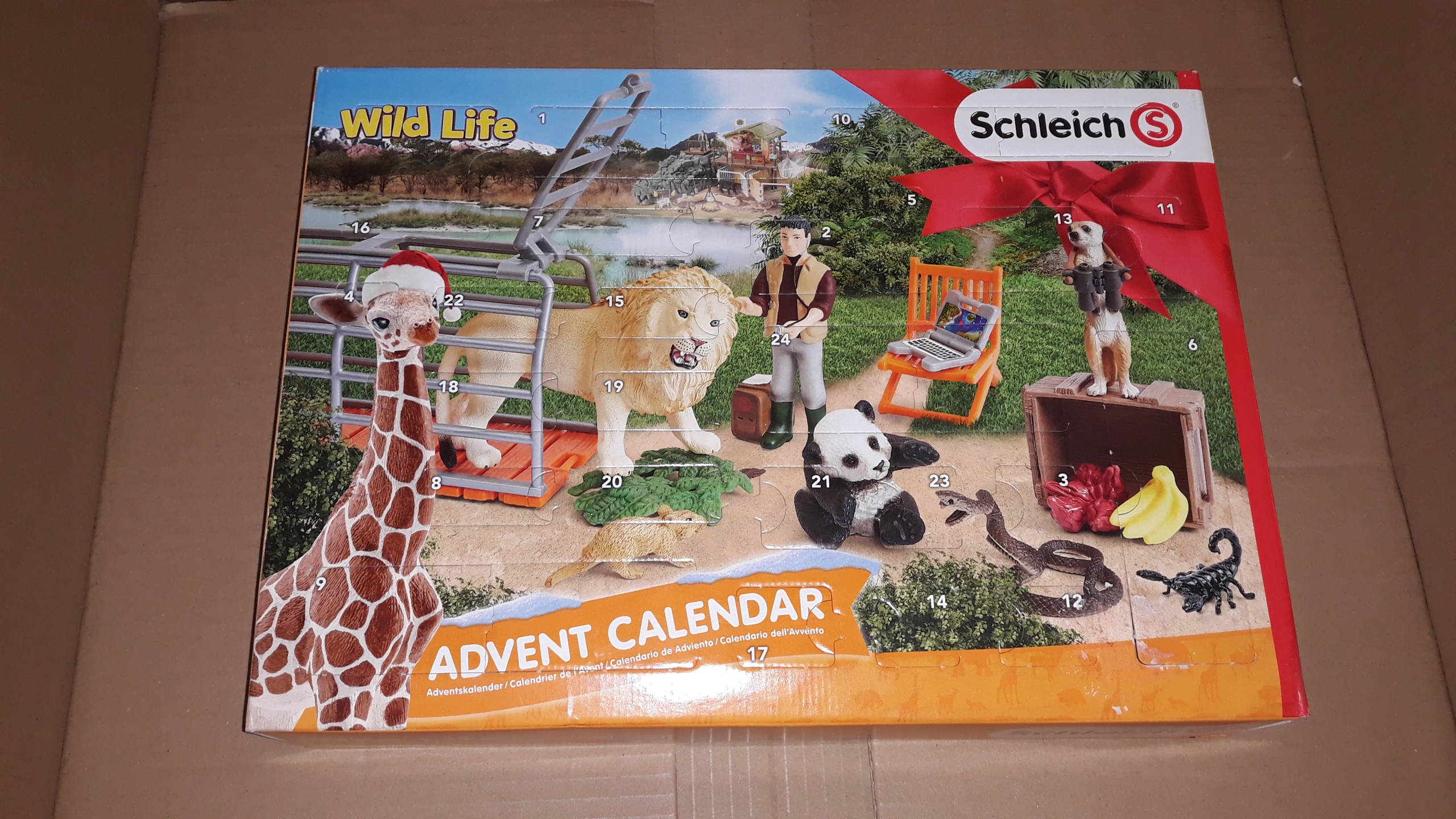 SCHLEICH 97702 kalendarz adwentowy WILD LIFE lew 7676576178