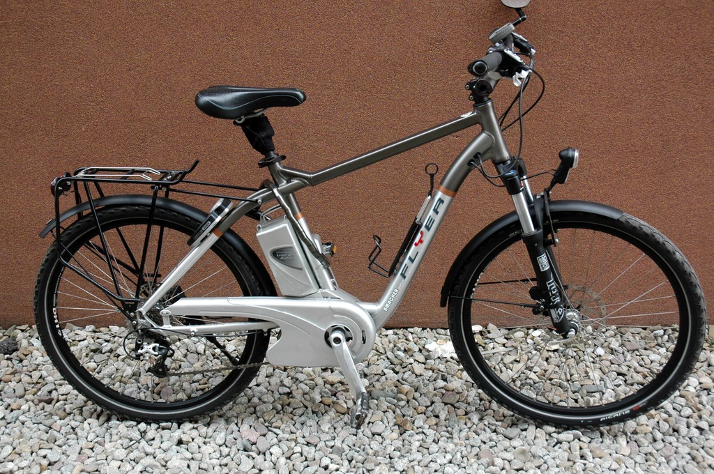Rower Elektryczny FLYER! XT, 26'! 7297377184 oficjalne archiwum Allegro