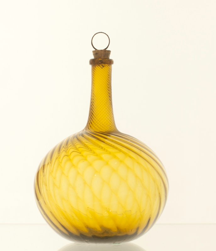 Globular Bottle, Zanesville Glass Manufacturing Company Mia