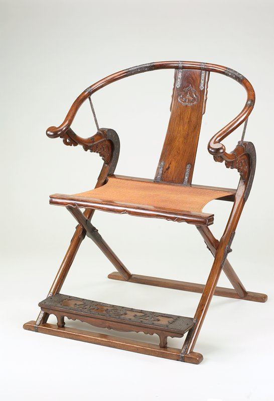 Folding roundback armchair, China Mia