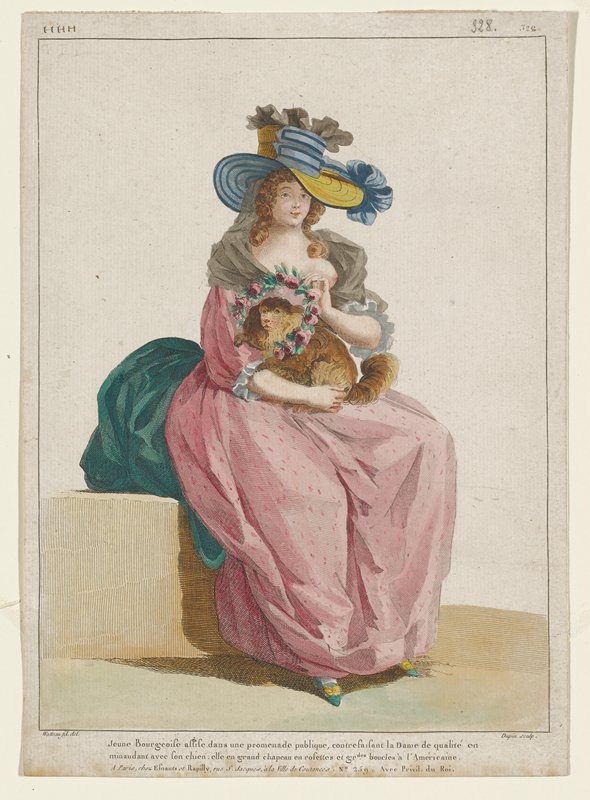 Jeune Bourgeoise. . ., FrancoisLouis Watteau Fils; Engraver Nicolas