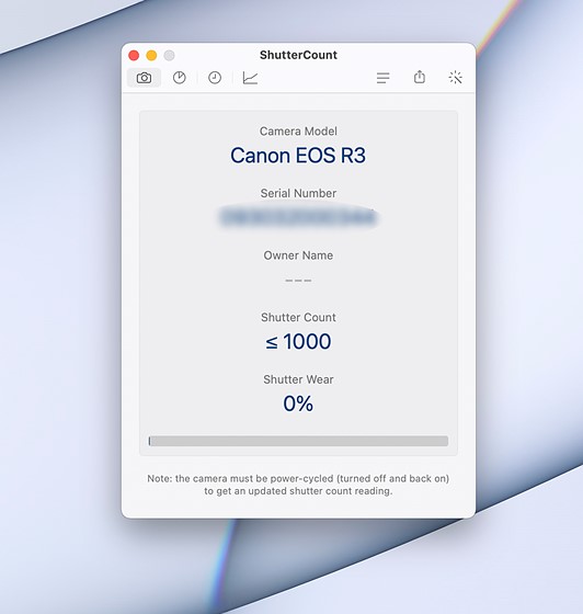 Canon Shutter Count Advise Please Canon EOS R Talk Forum Digital