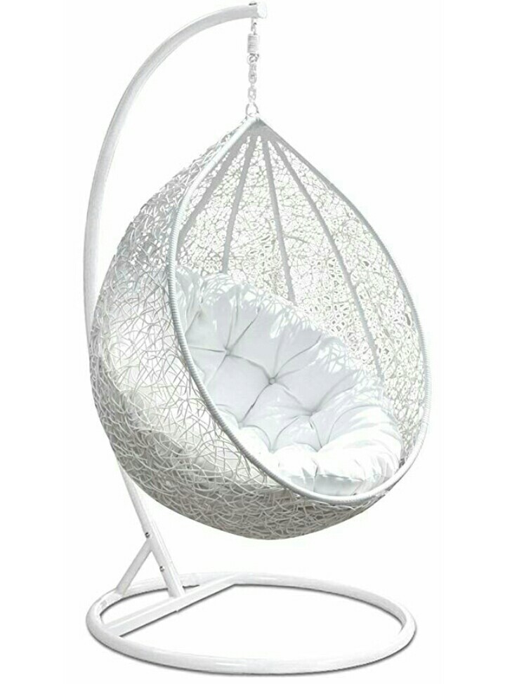White Nest Swing Chair With Stand, Size Standard, ID 20179099591