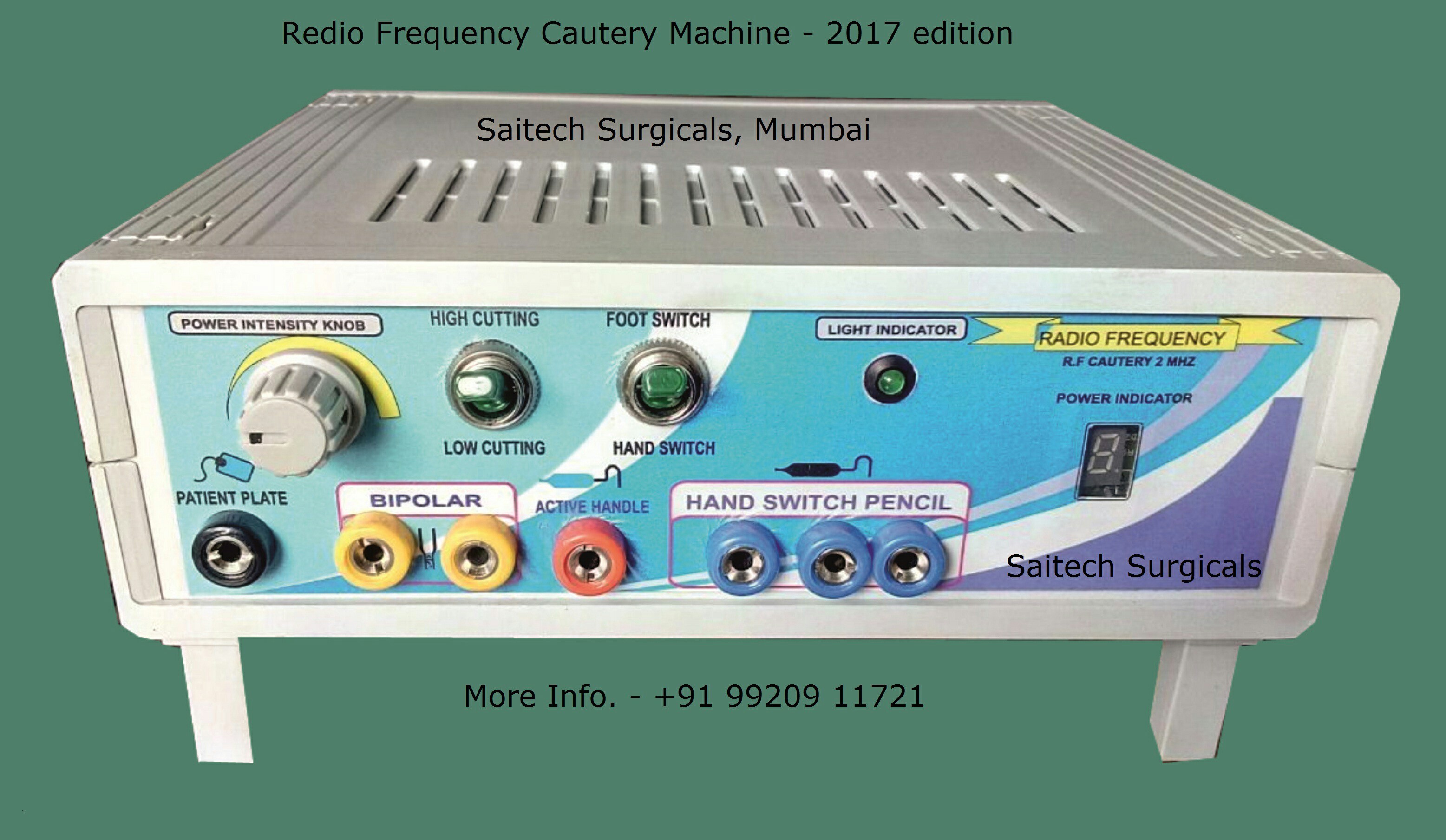 Saitech Radio Frequency Cautery Machine 2.0mhz, Model Name/Number