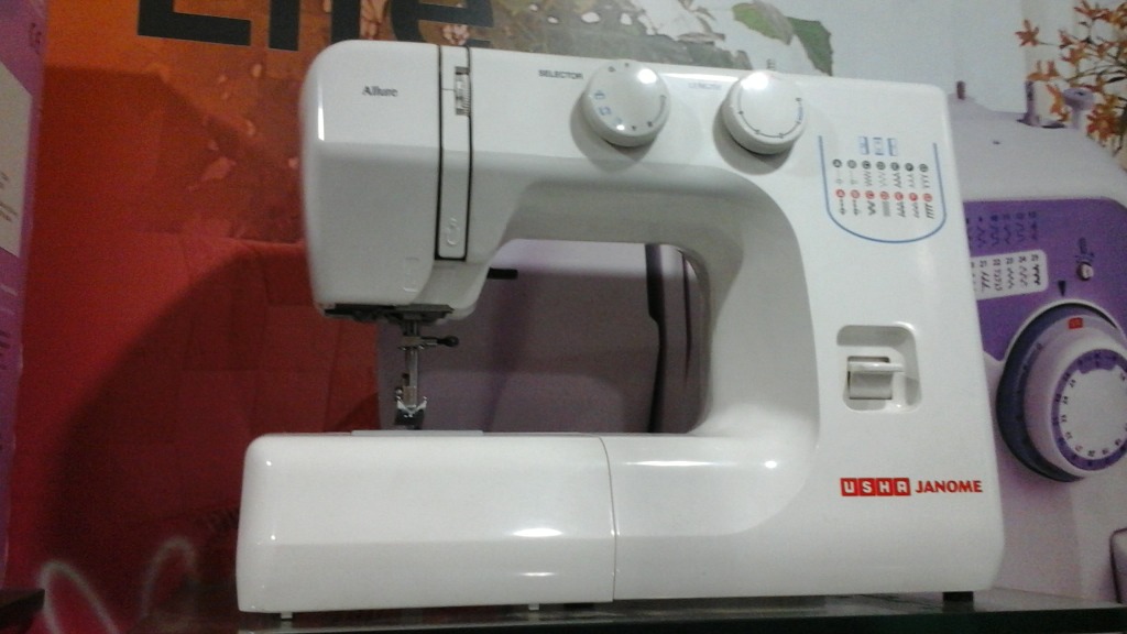 SemiAutomatic Usha Janome Allure Sewing Machine, ID 11769875373
