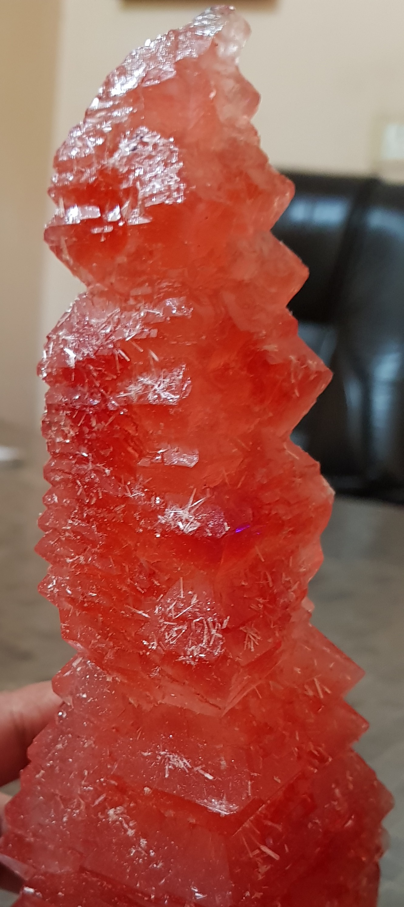 Solid Red Ammonium Alum Crystal, Packaging Type BAGS, Packaging Size