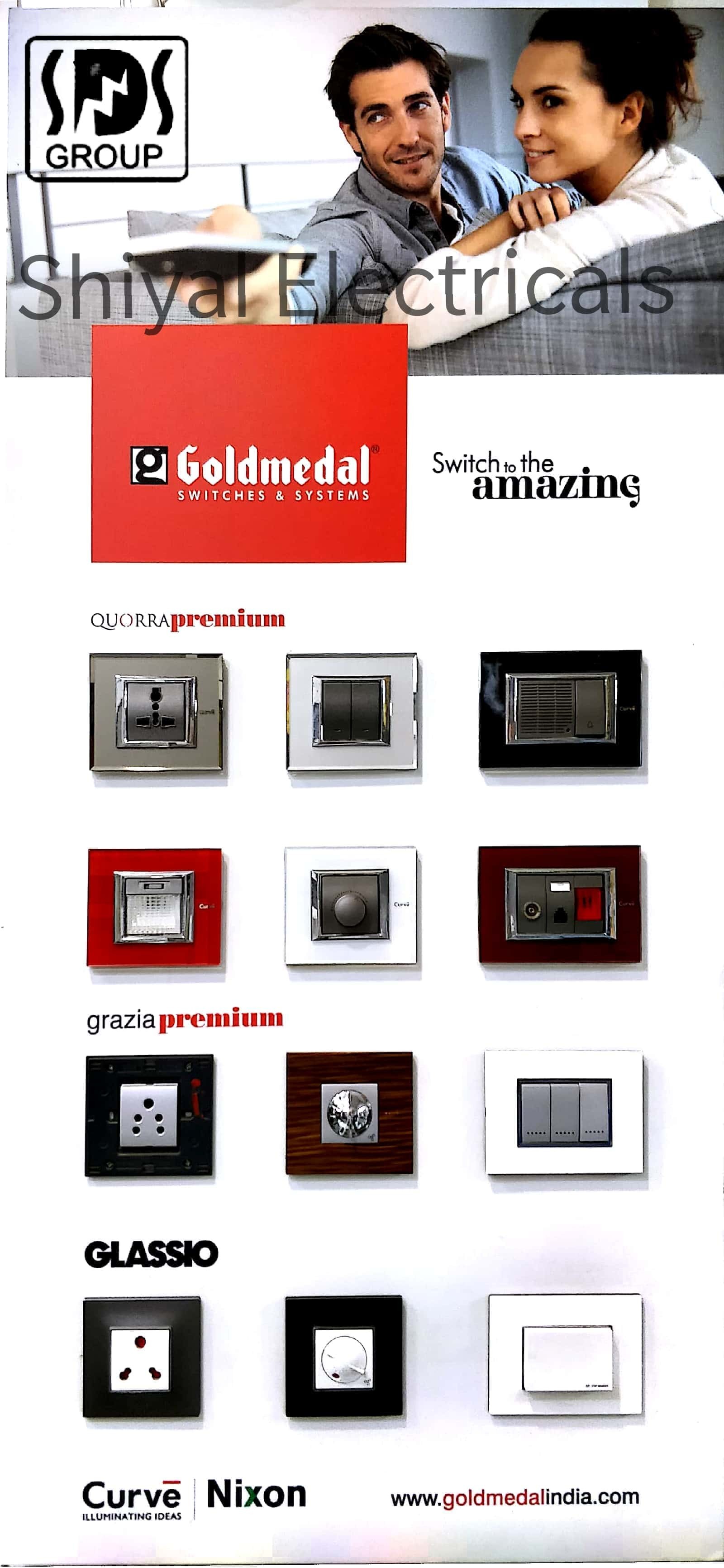 Gold Medal Electrical Switches at Rs 30/number जीएम मॉड्यूलर स्विच