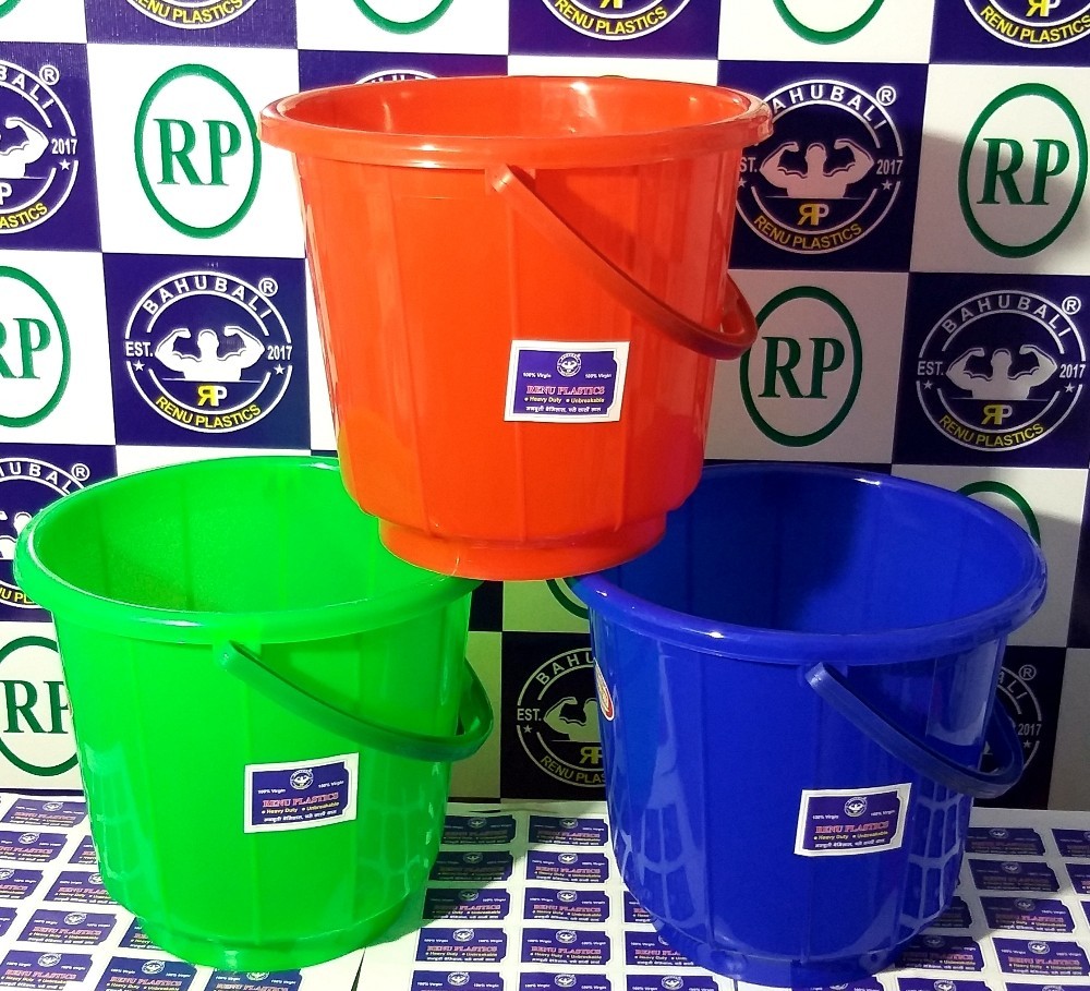 Plastic Bucket, Capacity 5l40l at best price in New Delhi ID