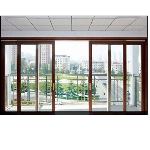 Sliding Toughened Glass Designer Balcony UPVC Door, For Home, 820 Mm