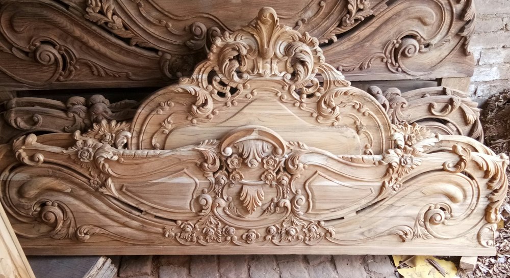 Sagwan Furniture at Rs 20000 Teak Wooden Bed in Saharanpur ID