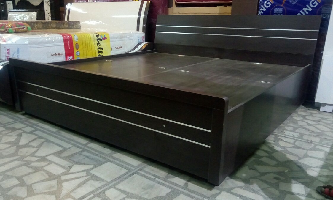 Wooden Double Bed Laminated, Wooden Full Size Bed, Acme Double Bed, लकड़ी का डबल बेड in Jodhpur