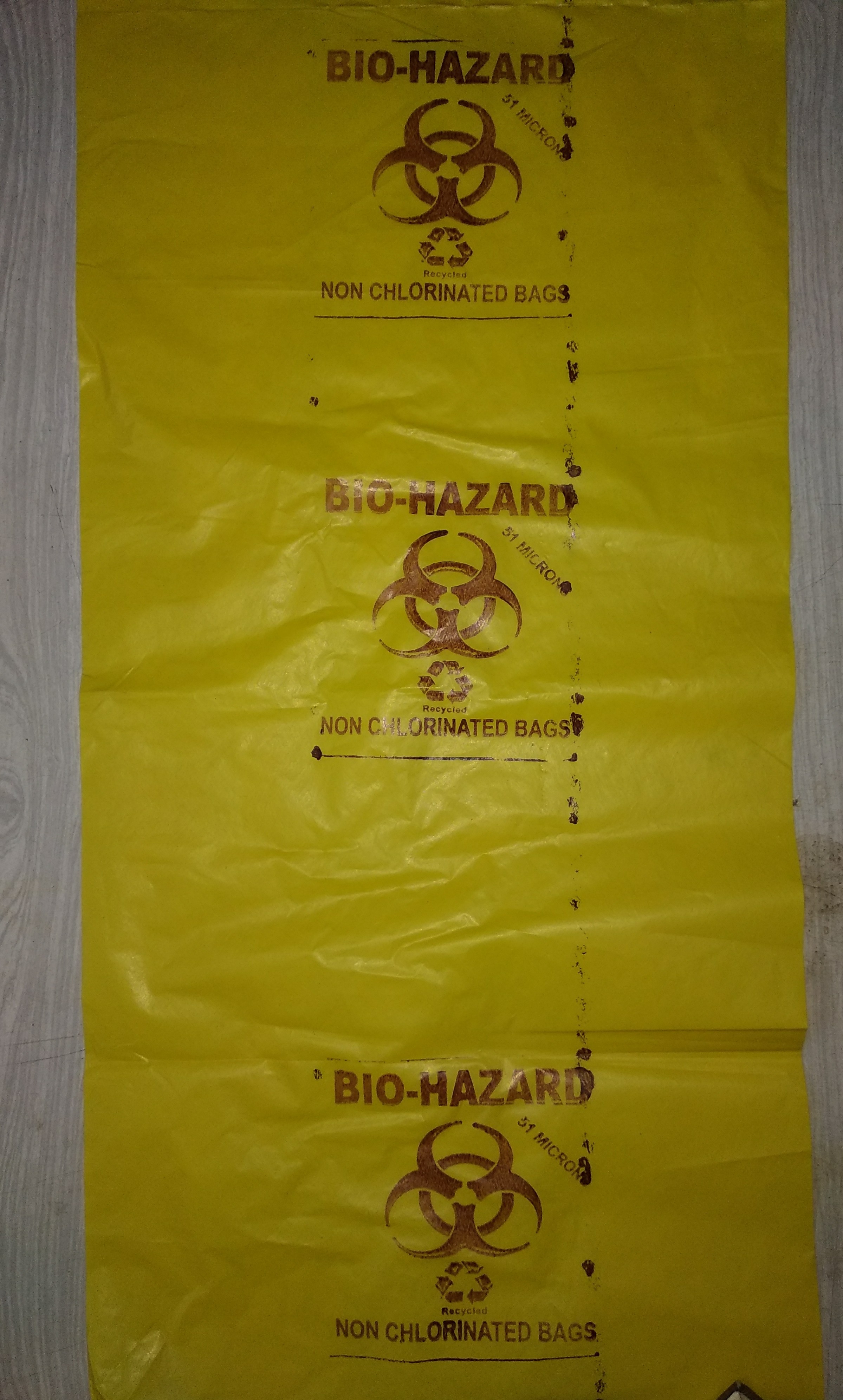Biohazard Bags, Size Medium And Large, Vital Science Industry ID