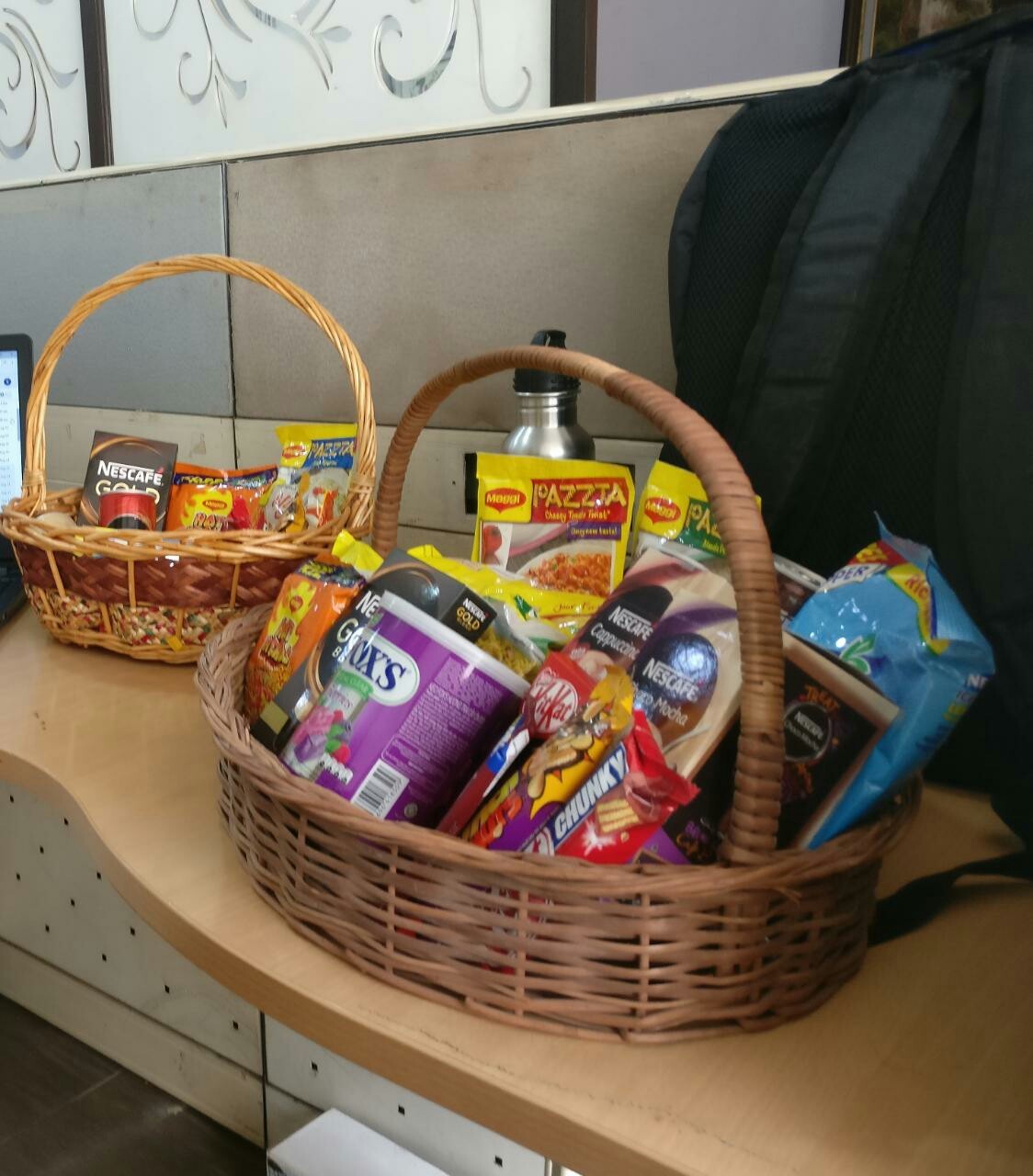 New Jaipur Handicraft Cane Wooden Gift Hamper Basket, Rs 150 /piece