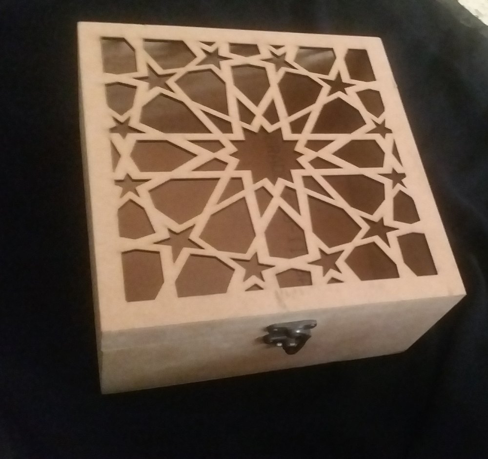 laser cut Natural Wood Wooden Gift Boxes, For Event, Size Standard at